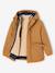 3-in-1 parka with removable inner jacket for boys pecan nut+slate blue 