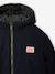 Reversible parka for kids khaki 