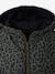 Reversible parka for kids khaki 