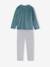 Snoopy velour pyjamas for boys aqua green 