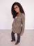 Maternity and nursing wrap cardigan taupe 