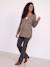 Maternity and nursing wrap cardigan taupe 