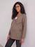 Maternity and nursing wrap cardigan taupe 