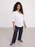 Maternity trousers with belly band navy blue 