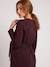 Maternity and nursing dress brown 
