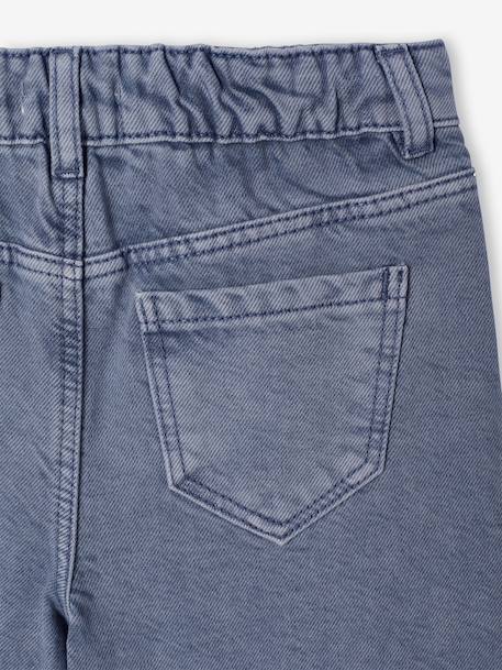 Wide-leg trousers in girls' colours green+grey blue+plum+rose 