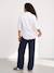 Maternity trousers with belly band navy blue 