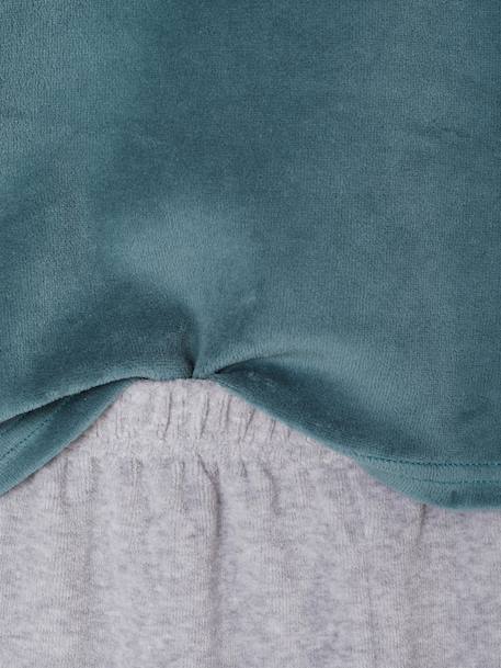 Snoopy velour pyjamas for boys aqua green 