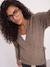 Maternity and nursing wrap cardigan taupe 