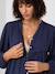 Maternity and nursing shirt slate blue 