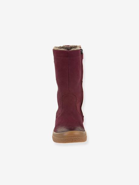 Girls PULSE TEX STAR BOOTS WOOL FRODDO boots black+bordeaux red 