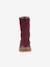 Girls PULSE TEX STAR BOOTS WOOL FRODDO boots black+bordeaux red 