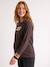 Maternity long-sleeved T-shirt chocolate 
