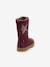 Girls PULSE TEX STAR BOOTS WOOL FRODDO boots black+bordeaux red 