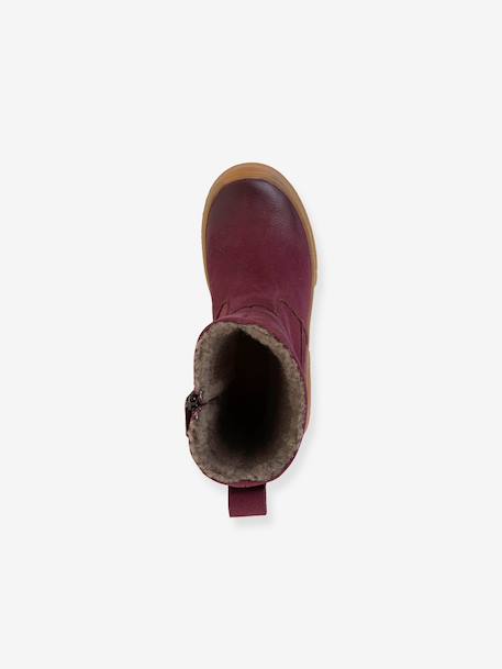 Girls PULSE TEX STAR BOOTS WOOL FRODDO boots black+bordeaux red 
