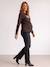 Maternity long-sleeved T-shirt chocolate 