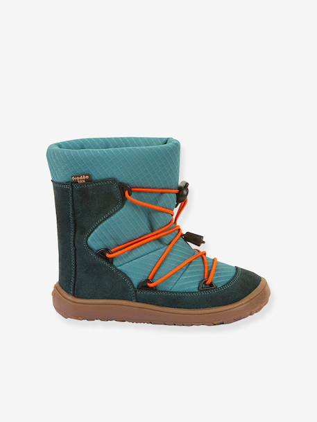 Barefoot TEX TRACK WOOL FRODDO boots for children blue+bordeaux red+grey+petrol blue 