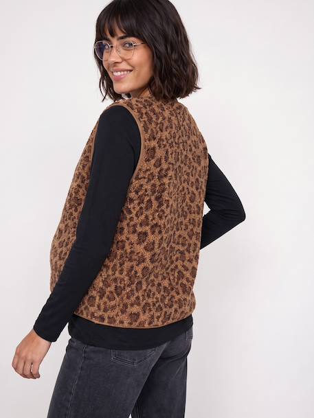 Maternity and nursing cardigan brown 