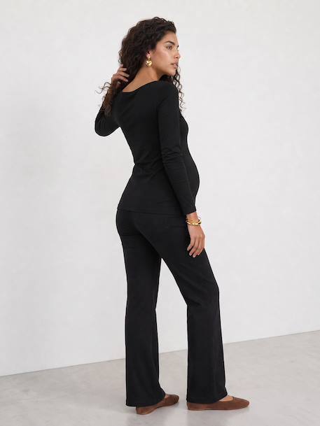 Maternity and nursing T-shirt black 