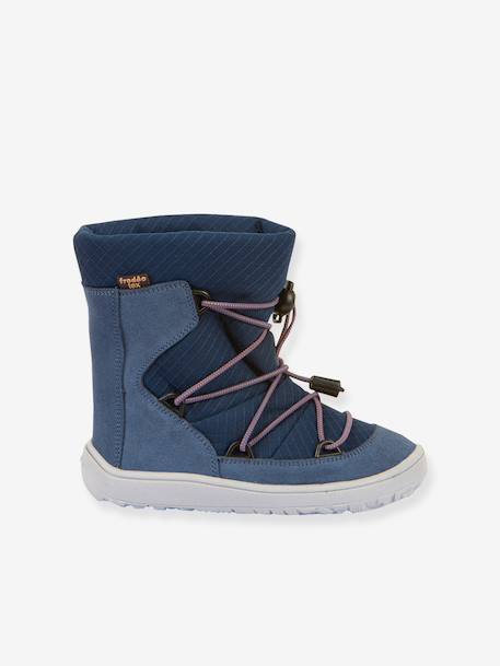 Barefoot TEX TRACK WOOL FRODDO boots for children blue+bordeaux red+grey+petrol blue 