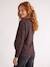 Maternity long-sleeved T-shirt chocolate 