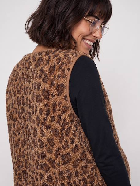 Maternity and nursing cardigan brown 