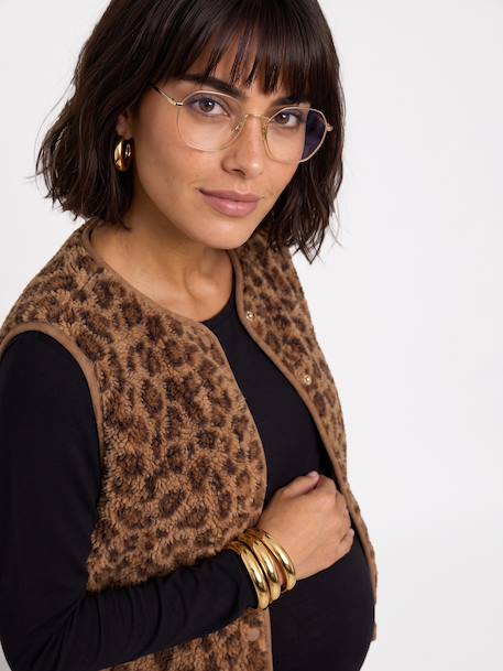 Maternity and nursing cardigan brown 