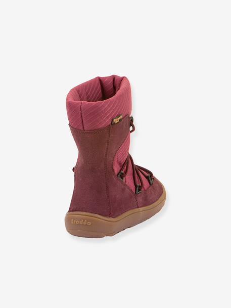 Barefoot TEX TRACK WOOL FRODDO boots for children blue+bordeaux red+grey+petrol blue 
