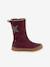 Girls PULSE TEX STAR BOOTS WOOL FRODDO boots black+bordeaux red 
