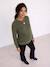 Maternity and nursing jumper bordeaux red+khaki 