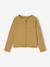 Dress & Jacket Outfit with Floral Print for Girls camel+grey green+navy blue+pale yellow 