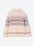 Shawl collar cardigan for boys mottled ecru 