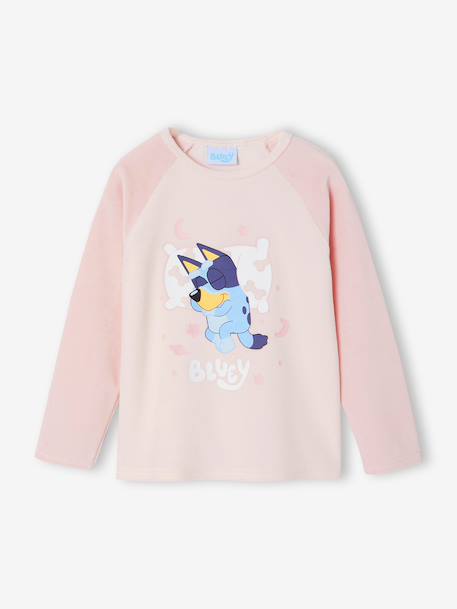 Bluey pyjamas for girls pale pink 