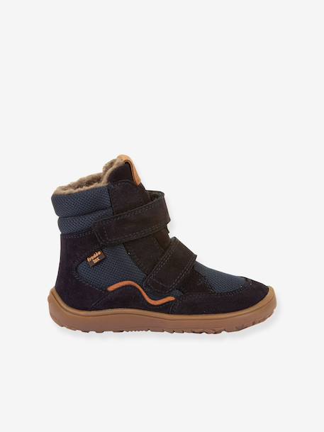 Barefoot TEX WINTER FRODDO children's winter boots black+bordeaux red+night blue+olive+slate grey 