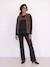 Maternity and nursing T-shirt anthracite 