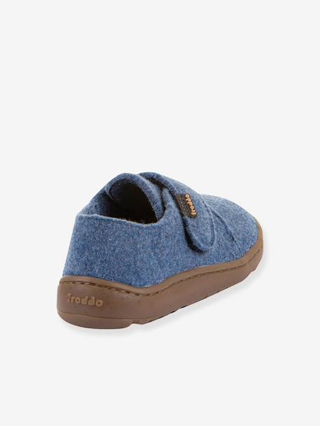 Barefoot slippers for children BAREFOOT WOOLY Froddo beige+denim blue+fuchsia+marl grey+night blue 