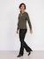Slim flared maternity jeans black 