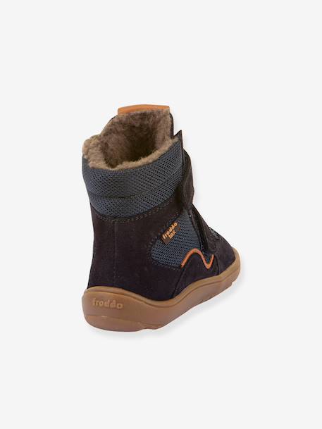 Barefoot TEX WINTER FRODDO children's winter boots black+bordeaux red+night blue+olive+slate grey 