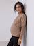 Front/Back Jumper, Maternity & Nursing beige+White 