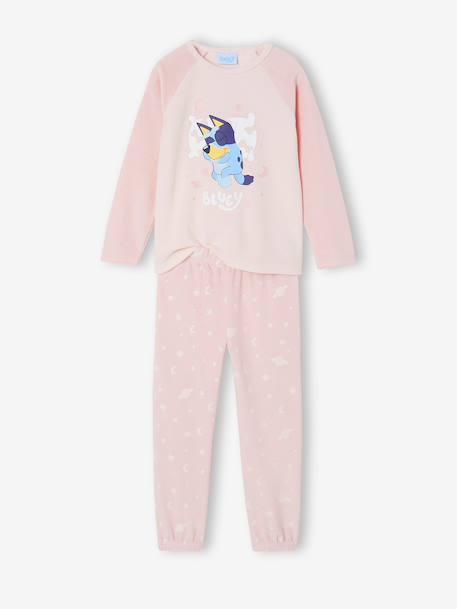 Bluey pyjamas for girls pale pink 