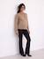 Front/Back Jumper, Maternity & Nursing beige+White 