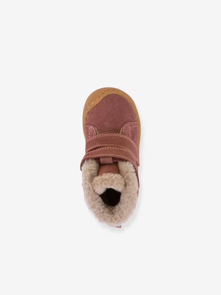 Girls' MINNI SUEDE FRODDO boots fuchsia+old rose+petrol blue 