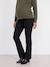Slim flared maternity jeans black 