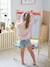 3-in-1 Foldable Board, Adjustable Height  - Wood FSC®100% Certified PINK MEDIUM SOLID+white+Wood/Multi 