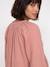 Blouse in Organic Cotton Gauze* for Maternity & Nursing dusky pink+sage green 