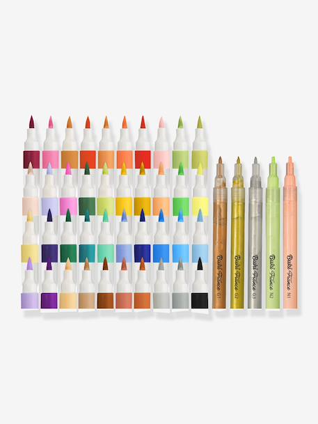 Case of 45 acrylic markers BUKI multicoloured 