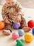 Set of 8 Sensory Balls multicoloured+yellow 