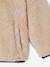 Hooded fleece sweatshirt for boys white 