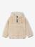 Hooded fleece sweatshirt for boys white 