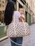 Leopard Changing Bag, Canvas Club printed beige+twine 